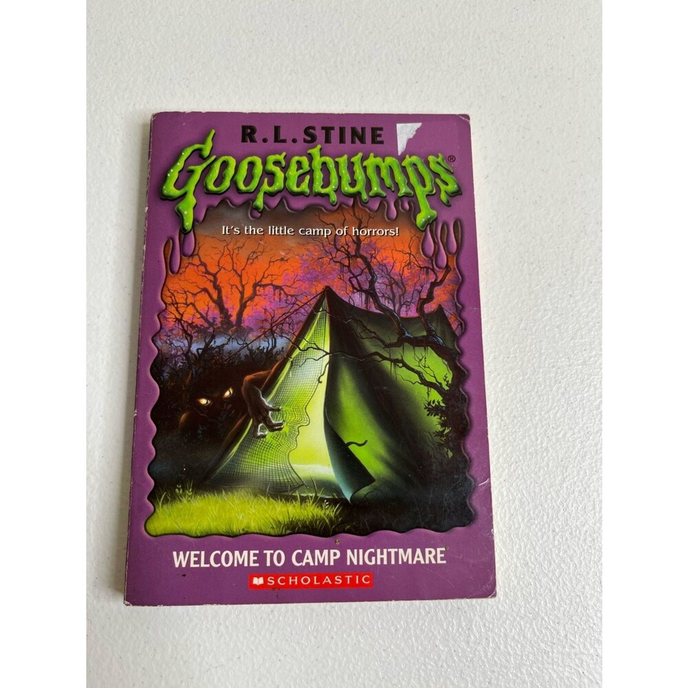Goosebumps #9 Welcome To Camp Nightmare First Edition 1993 Paperback Book